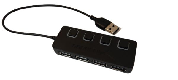 Sabrent 4 Port USB 2.0 with ON/OFF switches